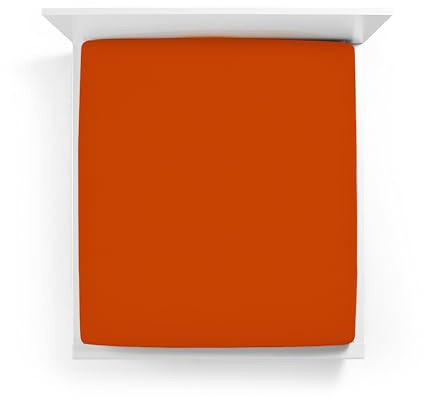 BELLA DONNA Spannbettlaken Jersey 180 – 200 x 200 – 220 cm (Cayenne 0715)