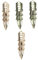 Beavorty 4Pcs Creative Bendable Alloy Finger Rings Unique Decorative Fashion Rings for Parties Knuckle Jewelry Antique Comfortable Durable Accessory