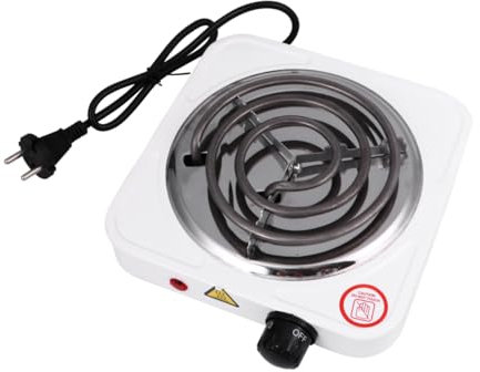 MAGICLULU 1000W Tragbarer Herd mit Überhitzungsschutz Einstellbarer Tischbrenner für Schnelles Erhitzen von Speisen für Zuhause und Reisen Eu Stecker Umweltfreundliches Material