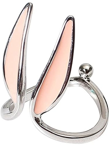 Bunny Ears Ring für Frauen Verstellbarer Finger Ring Hochwertigem Elegantes Design Perfektes Accessoire für Besondere Anlässe