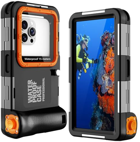 Custodia Impermeabile Smartphone IPX8 Porta Custodia Cellulare Impermeabile Universale Custodia Subacquea Sacchetto per iPhone 17 Air 16e 13 14 15 16 17 Pro 13 14 15 16 Plus 13 14 15 16 17 Pro Max