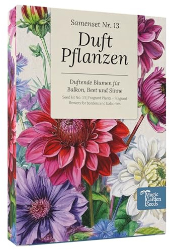 Magic Garden Seeds Duftpflanzen Samenset für Balkon, Beet und Garten | Samenfest • Duftende Blüten für die Sinne • Für Balkon und Beet • Betörende Geschenkidee für Gartenfreunde