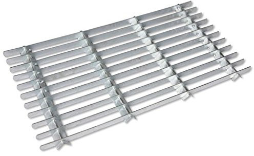 CKB LTD® Metal Grill Galvanised Steel Doormat Outdoor Garden Entrance Front Door Heavy Duty Boot Scraper Mats - Small