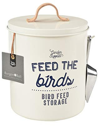 Burgon and Ball neuer Feed the Birds - Vogelfutter-Behälter aus Emaille