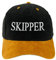 4sold Kapitänsmütze Cap Captain Anker Ancient Mariner, Captain Cabin Boy Crew First Mate Yachting Baseballmütze Inschrift Schriftzug Weiß Army Military Baseballmütze Security (Skipper)