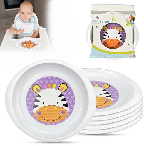 5PCs Disney Stitch Baby's First Feeding Set - Plate, Stacking Bowl, 260ML Plastic Cup with Cutlery Set, Childrens Dinnerware Tableware Cutlery Set for Mealtimes 4+Years