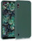 kwmobile Case Compatible with Samsung Galaxy A10 Case - Soft Slim Protective TPU Silicone Cover - Moss Green