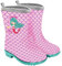 PERLETTI Stivaletti Bambina Pioggia con Sirenetta - Stivali Gomma Bimba Sirena Riflettenti - Galosce per Bambine Impermeabili con Suola Antiscivolo Verde - Mermaid Materiale PVC (Rosa, 24/25 EU)