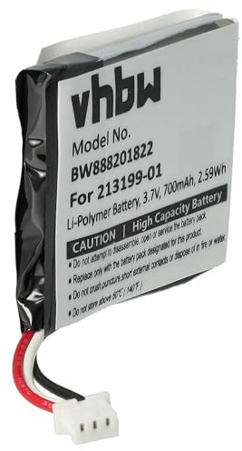 vhbw Akku kompatibel mit Plantronics Voyager B8200 | Wireless Headset Kopfhörer (700 mAh, 3,7 V, Li-Polymer)