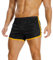 AIMPACT Sport Shorts Herren 3 Inch Turnhose Herren Kurz Mesh Atmungsaktiv Bodybuilding Shorts Fitness Training Sporthose (Schwarz-L)