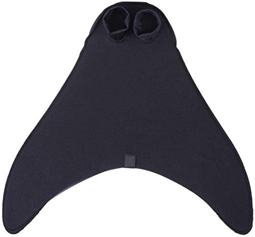1 Stck Meerjungfrau-Flosse für Kinder und Erwachsene, Zum Schwimmen Geeignet, Tolle Wasserspielzeuge,Schwimmen Vollfußflosse für Erwachsene Kinder, Schwarz (Erwachsener)
