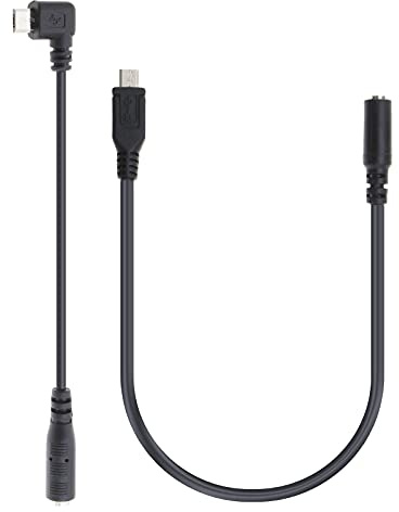Be In Your Mind 2pcs Adaptateur Câble 3.5mm Femelle vers Micro USB 5pin Mâle 15cm Connecteur Casque Écouteur Connecter Câble de Téléphone