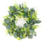 Ghirlanda di Foglie di Eucalipto, Ghirlanda di Eucalipto Artificiale, Ghirlanda Piante Finte, Ghirlanda Fiori Artificiali per Matrimoni, Feste, Giardino, Porte, Finestre, Caminetto (35 cm)