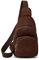 Molodo Umhängetasche für Damen, klein, Umhängetasche, Cord, Sling-Rucksack, Bauchtasche, Gürteltasche für Reisen, Sport, Laufen, Wandern, Kaffee, Einheitsgröße