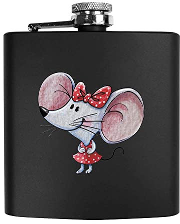 6oz (170ml) 'Lili die kleine Maus' Taschenflasche (HP00024228)