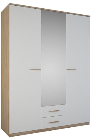 Demeyere Armoire 3 Portes Ouvrantes+Miroirs+2 Tiroirs Selena