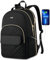 Breold Rucksack Laptop Damen 17,3 Zoll Rucksack Frauen,Schulrucksack Schulranzen Mädchen Teenager für Universität Schule Studium Reise Business