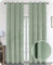 BEAUTEX Velvet Blackout Curtain with Eyelets 140 x 145 cm (Width 140 cm, Height 145 cm, Light Green)