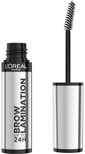 L'Oreal Paris Infallible Up To 24H Wear Brow Lamination, Water-Resistant Longwear Eyebrow Gel Make Up, Clear/Transparent, 0.16 Fl Oz