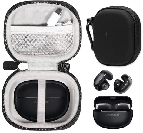 CaseSack Schutzhülle für Bose Ultra Open Ohrhörer mit OpenAudio-Technologie (schwarz)