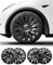 Radkappen 19 Zoll Tesla Model Y, 4 Ersatzteile Kompatibel Mit Tesla Model Y (19in Model Y- Style 7-Symmetrisch)