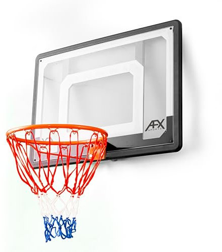 AFX Basketball Hoop and Backboard Set 15 Inch Rim Indoor Outdoor Adults