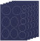 60Pcs Down Jacket Puffer Repair Patches Round and Oval Shape Self Adhesive Nylon Repair Patch Washable Waterproof Fabric Iron On Patches Sleeping Bag Patch for Clothing Tents, Blue 5 Sheets