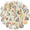 Mrltau 100 Pcs Aufkleber Ostern, Ostereier Sticker, Rabbit Stickers, Eier Oster Sticker Dekoration, Sticker Osterhase, für Kinder und Erwachsene