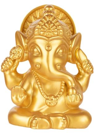 Fenteer Lord -Statue, Hindu-Statue, Ornament, Einweihungsgeschenk, zarte Buddha-Skulptur, Raumdekoration für Geschäft, Rasen, Schreibtisch, Golden, XL