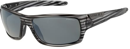 O'NEILL ONS-Barrel 2.0 Men's Sunglasses 182P Gloss Grey Stripes/Smoke with Silver Flash