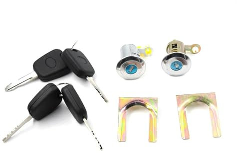 BTSWXH Schloss heckklappe Auto Zylinder Türschloss Zylinderschlüssel Satz 9170.Y8 1608746380 9135S2 9136.T0 für Toyota Aygo 05-14