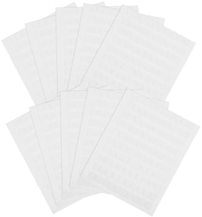 1000 Pezzi Adesivi Trasparenti per Muro Colla Bifaccialper Appendi Poster Putty Rimovibilper Installazione Facile per Decorazioni e Oggetti Leggeri