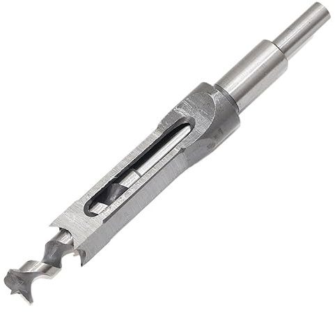 1/4pcs HSS Square Hole Saw Mortise Chisel Wood Drill Bit With Twist(6mm)