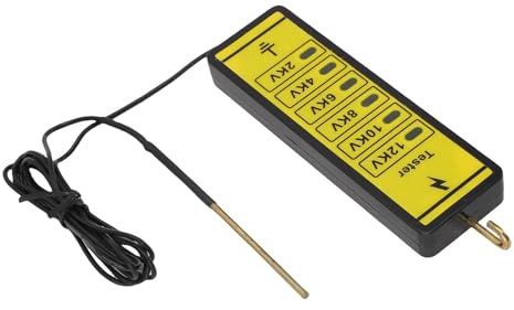 Vvikizy Spannungsfehlersuchgerät für Elektrozäune Zum Genauen Ablesen und Einfachen Testen von Zaunleitungen, Weidezaungeräten und Erdungssystemen für Landwirtschaftliche Betriebe und Viehzucht –