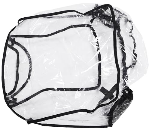 ULDIGI EVA Babywagen Regenschutz Transparent Wasserdichtes Regenverdeck mit Klappbar Design für Kinderwagen Buggy und Babyschale Wind Regenschutz für Unterwegs