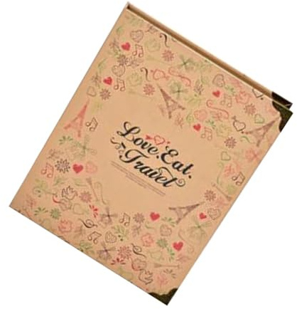 YUSSEQDD Briefmarkenalbum mit Zwischenblattmuster, Briefmarkenalbum Ordner, Papier Sammlermappe, Geschenk für Sammler, Sammelordner, Bücher, Briefmarken Display