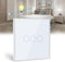 BSEED Interruptor Táctil de Pared 3 Gang 2 Vías Con Panel de Vidrio Templado - Blanco