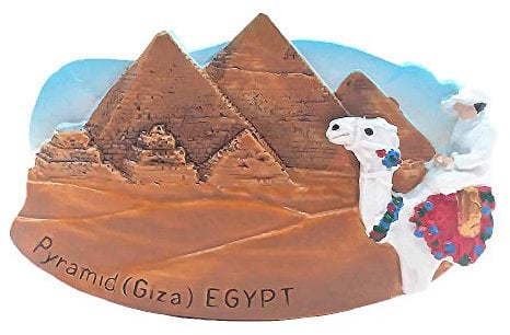 3D Great Pyramid of Giza Cairo Egypt Fridge Magnet Souvenir Gift Collection Home & kitchen Decoration Magnetic Sticker Cairo Egypt Refrigerator Magnet