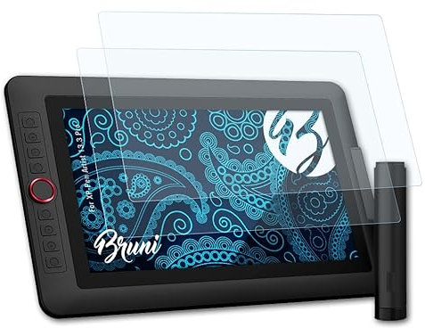 Bruni Screen Protector compatible with XP-PEN Artist 13.3 Pro Protector Film, crystal clear Protective Film (2X)