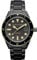 Spinnaker Herren 42mm Cahill Mid Size Automatik Onyx 3-Zeiger-Uhr mit massivem Edelstahlarmband SP-5075-33