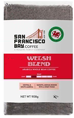 San Francisco Bay Welsh Blend, Whole Bean Coffee, 908g - Medium Roast
