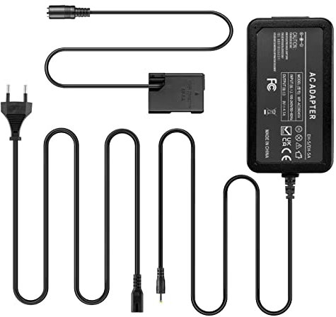 Kit adattatore di alimentazione CA EH-5/EH-5A Batteria fittizia EN-EL14 per fotocamere Nikon D3100 D3200 D3300 D3400 D5100 D5200 D5300 D5500 Coolpix P7000 P7100 P7700 P7800