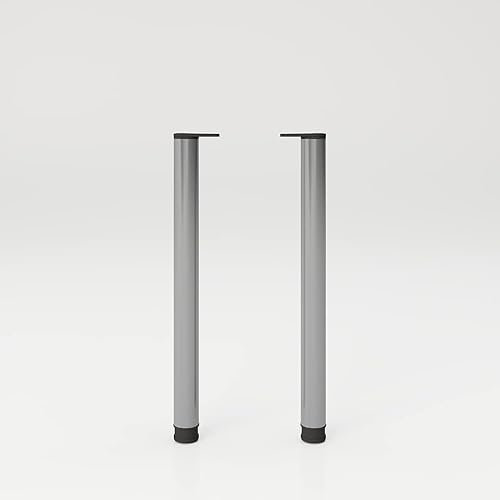 Phoenix Group NEO Schreibtisch-Fuß, Metall, Silber, 4er Set