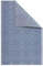 JEMIDI Outdoor Teppich 120x180cm groß - Terrassenteppich Balkonteppich Außenteppich - Balkon Teppich Garten Läufer Gartenteppich - Cube Muster Blau