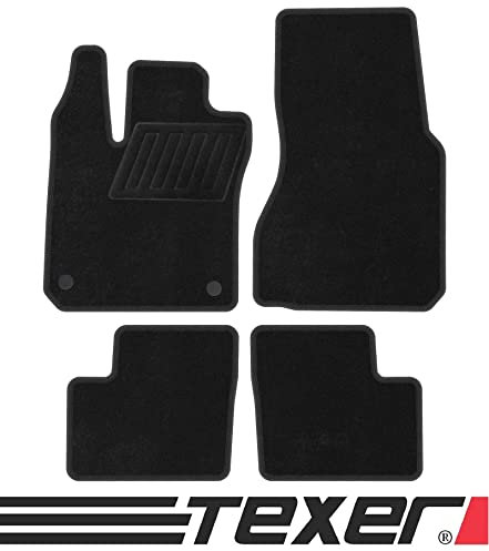 TEXER Textil Fußmatten Passend für Renault Twingo III Bj. 2014- ANTHRAZIT