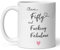 Confidently Quirky - Personalised 50 And Fucking Fabulous White Mug, 50th Birthday Gift Her, Woman 50th Birthday, Funny 50th Gift Mum, Fabulous 50th Birthday Present