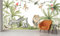 Audace Liberté Papier Peint Panoramique Peint À La Main Animal Jungle Soie 355×250 cm Papier Peint Géant 3D Salon Chambre Salle à Manger Chambre d'Enfant Décoration Murale - lion,zèbre