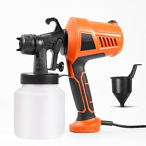 500W Dessert Chocolate Spray Gun - Multifunction Baking Sandblasting Machine for Pastry Cake Decor - 3 Patterns, Electric Cake Decorating Kit - Ideal for Household Latex Paint - Yellow