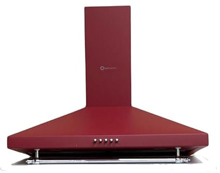 SOLTHERMIC CAMPANA H60P-RED2 EXTRACTORA DECORATIVA ESTILO RUSTICO ROJA / 60 CMS / 350 m3/h/FILTROS METALICOS