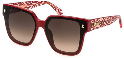 JUST CAVALLI Brille für Damen, Glänzend, voll, Rot, 65